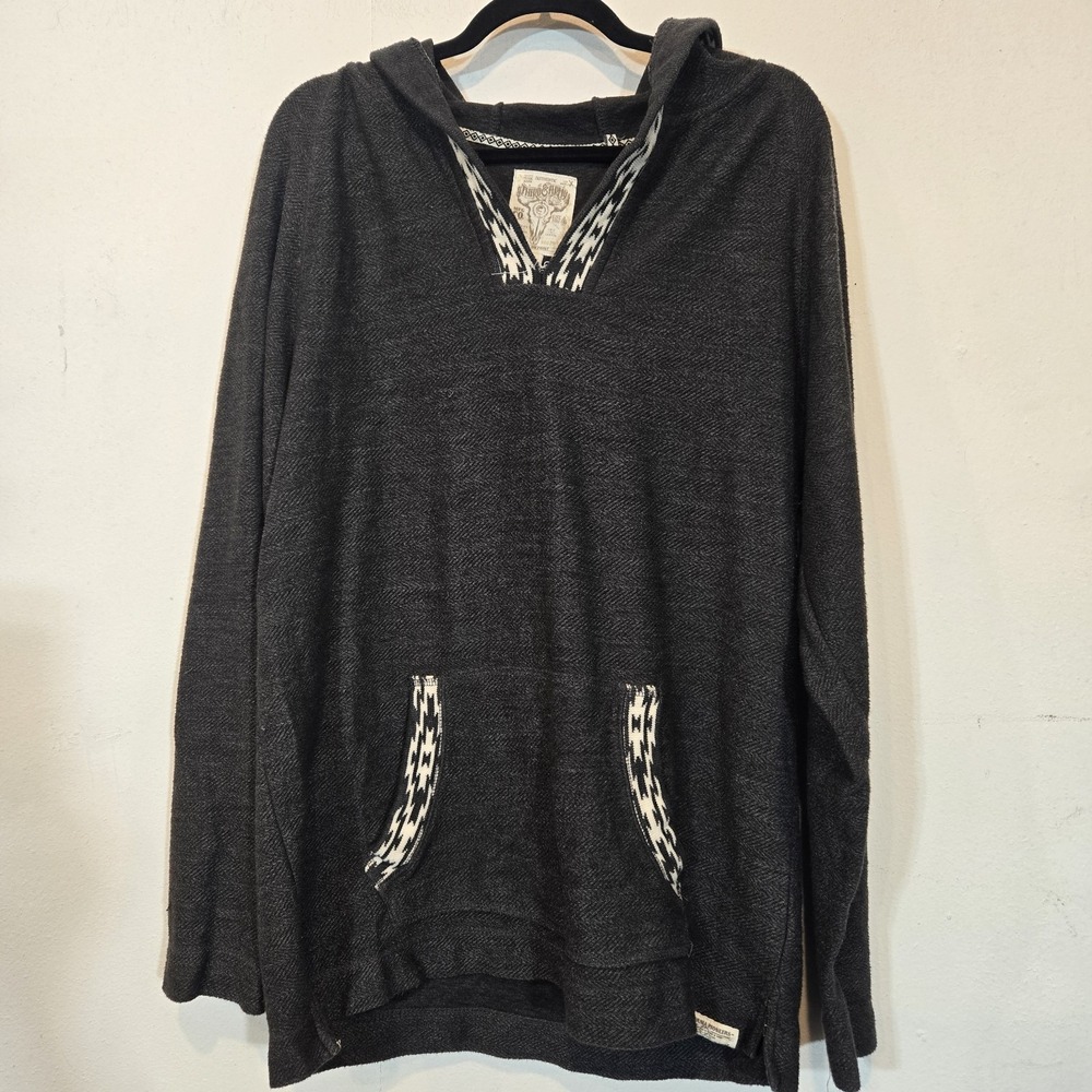 Third and Army Gray Hoodie Size Large